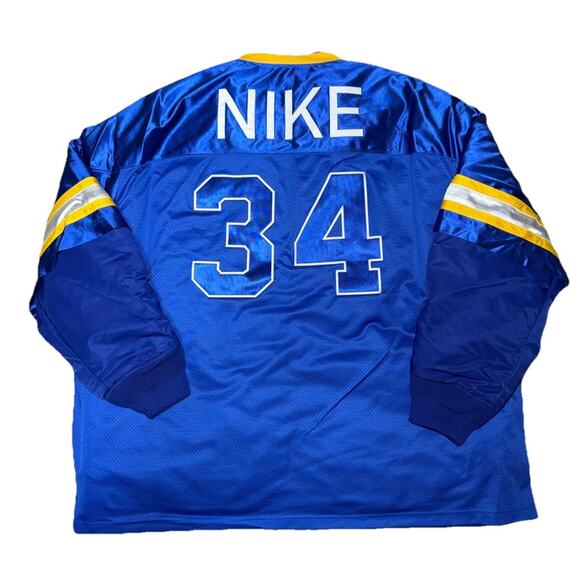 Nike x AMBUSH Football Jacket Deep Royal Blue Men’s Size Medium DX6916-455 NEW - Picture 2 of 11